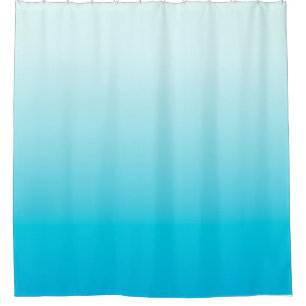 Rideaux De Douche Arrière - plan Aqua blue ombre