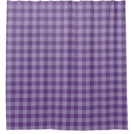 Rideaux De Douche Arrière - plan checkered violet (Devant)
