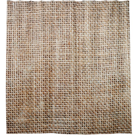 Rideaux De Douche Arrière - plan de burlap hessian (Devant)