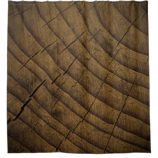 Rideaux De Douche  Arrière - plan de pin naturel. Matière première.  (Devant)