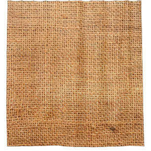 Rideaux De Douche arrière - plan de tissu de burlap Brown ou tissu d