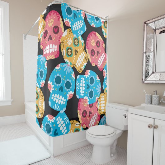 Rideaux De Douche Arrière - plan sans soudure (En situation)