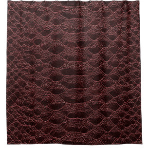 Rideaux De Douche arrière - plan - texture en cuir de reptile brun -