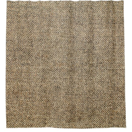 Rideaux De Douche Arrière-sol en lin naturel, sac, beige (Devant)
