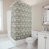 Rideaux De Douche Arrow Motif Shower Curtain Native Boho Vibes (En situation)
