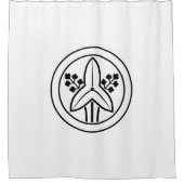 Rideaux De Douche Arrowhead ombragé en cercle (Devant)