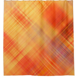 Rideaux De Douche art abstrait géométrique lignes diagonales motif,