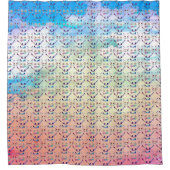Rideaux De Douche Art Abstrait Licorne (Devant)