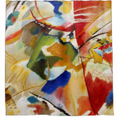 Rideaux De Douche Art abstrait moderne expressionnisme (Devant)