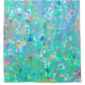 Rideaux De Douche Art abstrait : Petites créatures marines (Devant)