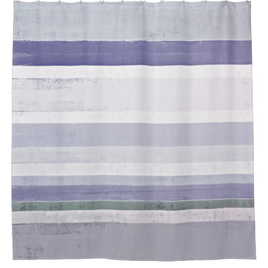 Rideaux De Douche Art abstrait pourpre et gris de "raisin" (Devant)