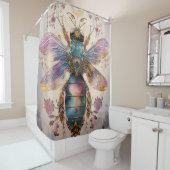 Rideaux De Douche Art de fantasy Steampunk Coléoptère Bijou (2) (En situation)