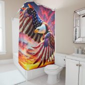 Rideaux De Douche Art de l'aigle (En situation)