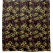 RIDEAUX DE DOUCHE ART DE MASQUERADE        (Devant)