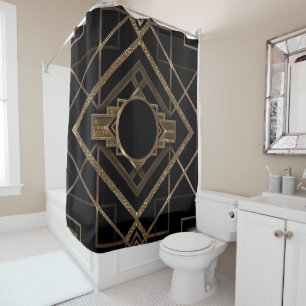 Rideaux De Douche Art déco, Art nouveau, vintage, élégant, chic,