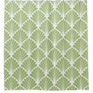 Rideaux De Douche Art déco géométrique, motif transparent