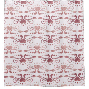 Rideaux De Douche Art déco, papier peint vintage et élégant.