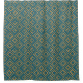 Rideaux De Douche Art déco turquoise (Devant)