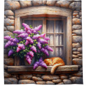 Rideaux De Douche Art du chat (Devant)