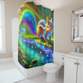 Rideaux De Douche Art écureuil (En situation)