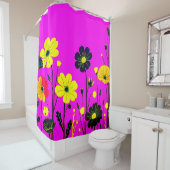 Rideaux De Douche Art floral (En situation)