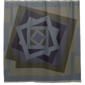 Rideaux De Douche Art géométrique moderne Abstrait (Devant)