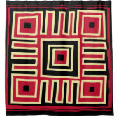 Rideaux De Douche Art géométrique moderne Abstrait (Devant)