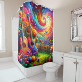 Rideaux De Douche Art guitare (En situation)