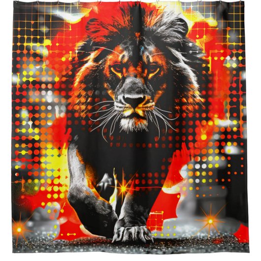 Rideaux De Douche Art Lion (Devant)