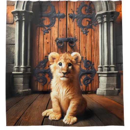 Rideaux De Douche Art Lion (Devant)