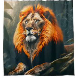 Rideaux De Douche Art Lion