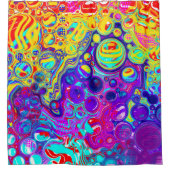 Rideaux De Douche Art moderne Abstrait numérique fluide (Devant)