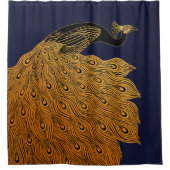 Rideaux De Douche Art Nouveau Peacock Will Bradley (Devant)