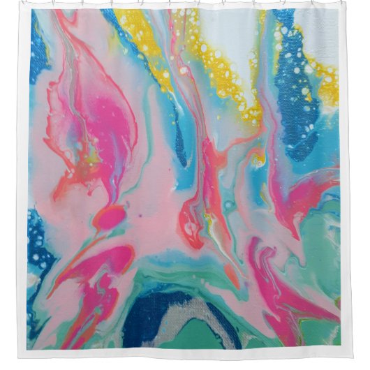 Rideaux De Douche art original "ballet d'eau" (Devant)