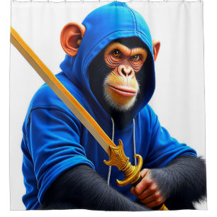 Rideaux De Douche Art singe