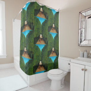 Rideaux De Douche Art vintage d'Henri Rousseau, Paris, arbres verts,
