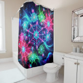 Rideaux De Douche Art Web Spider (En situation)