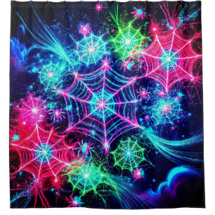 Rideaux De Douche Art Web Spider
