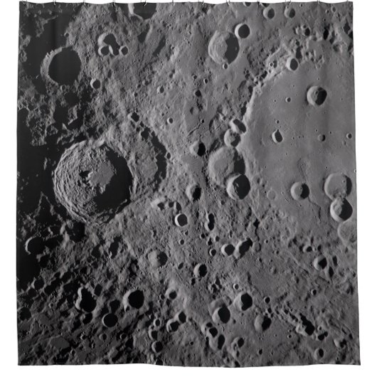 Rideaux De Douche Artemis II Lunar Craters (Devant)