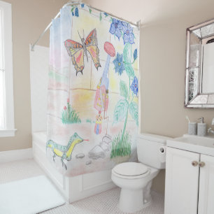 Rideaux De Douche Artisanat sur mesure pour les enfants, jouet pour