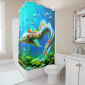 Rideaux De Douche Artsy Eel (En situation)