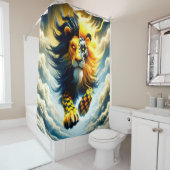 Rideaux De Douche Artsy Lion (En situation)
