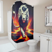 Rideaux De Douche Artsy Lion (En situation)