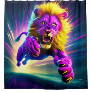 Rideaux De Douche Artsy Lion