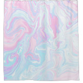 Rideaux De Douche Artsy Moderne Motif en marbre rose (Devant)
