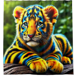 Rideaux De Douche Artsy Tiger