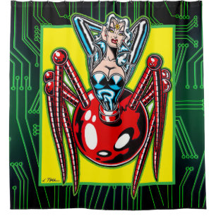 Rideaux De Douche Astro Creeps™: Madam Mechanism™