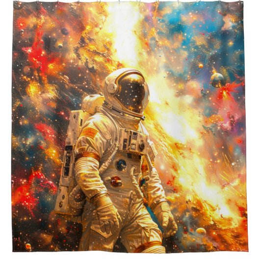 Rideaux De Douche Astronaut (Devant)