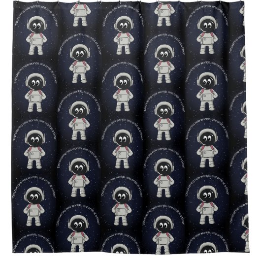 Rideaux De Douche astronaute (Devant)