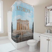 Rideaux De Douche Athènes Grèce (En situation)